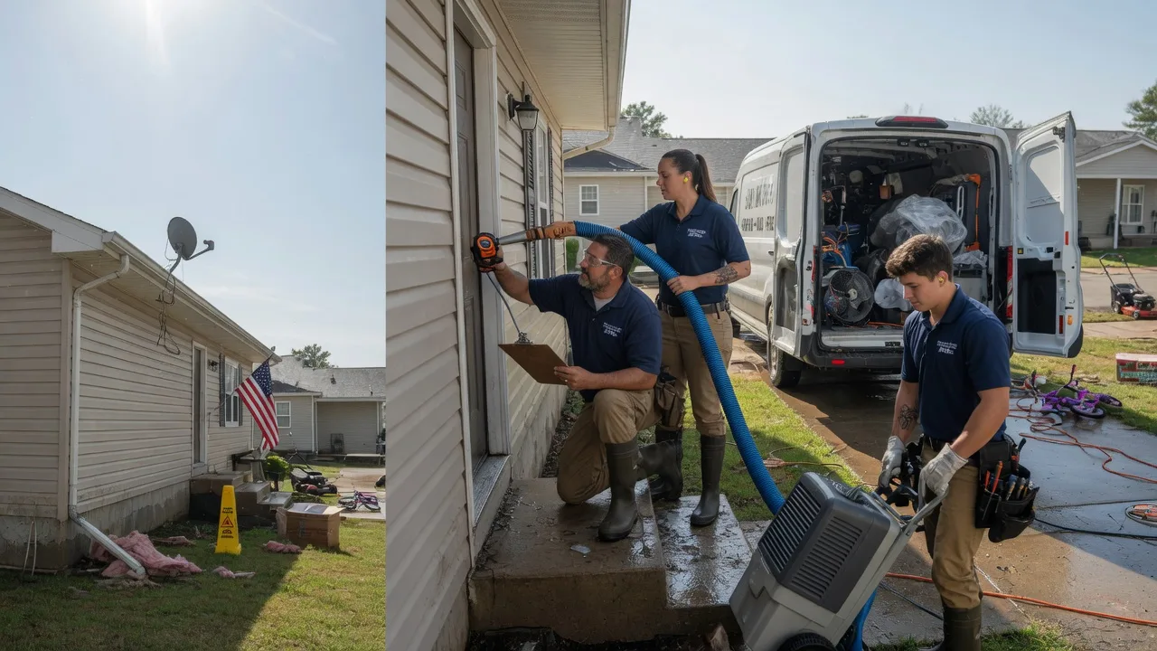 Ceiling Water Damage Restoration in Nebo, WV near me